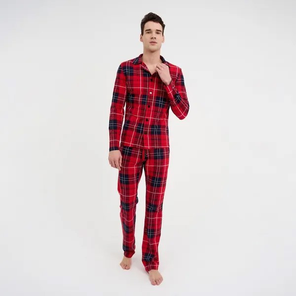 Пижама мужская KAFTAN красная 50