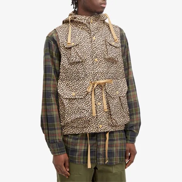 Engineered Garments Полевой жилет, зеленый
