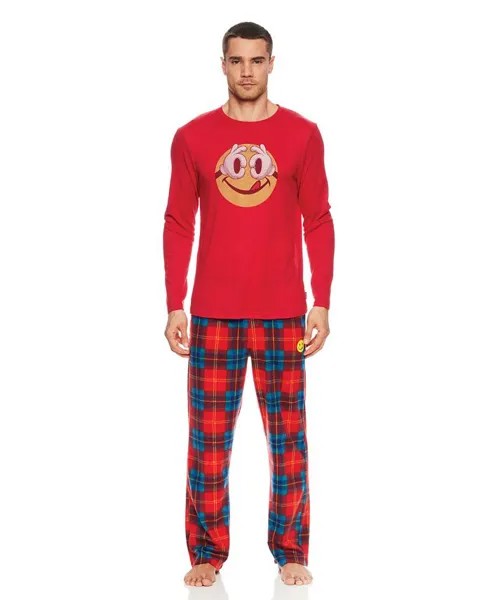 Мужской топ, шорты и пижама, комплект из 3 предметов Joe Boxer, красный