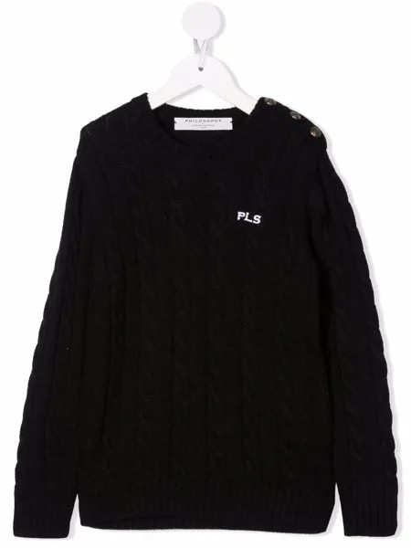 Philosophy Di Lorenzo Serafini Kids джемпер с вышитым логотипом