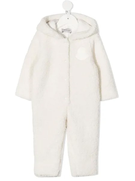 Moncler Enfant спортивный костюм с нашивкой-логотипом