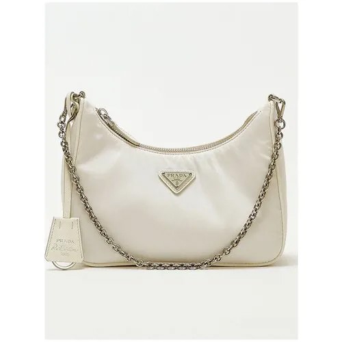 Сумка женская Prada, Re-Edition 2005 , Бежевый, Отличное