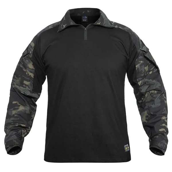 Военная камуфляжная рубашка для мужчин и женщин, тактическая Боевая камуфляжная рубашка в стиле USMC Softair, костюм спецназа