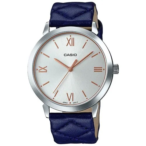 Наручные часы CASIO Collection LTP-E153L-2A, серебряный, синий