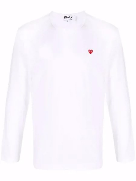 Comme Des Garçons Play pathc-detail cotton T-Shirt