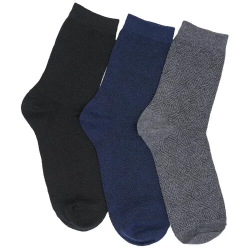 Носки Berchelli, 30 пар, размер 40-47, серый, синий, черный