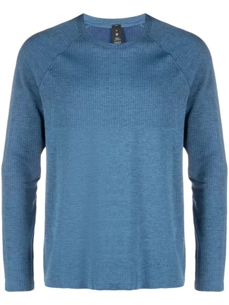 Lululemon спортивный лонгслив Metal Vent Tech, синий