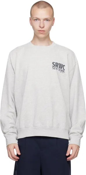 Серый свитшот SRWC 94 Sporty & Rich
