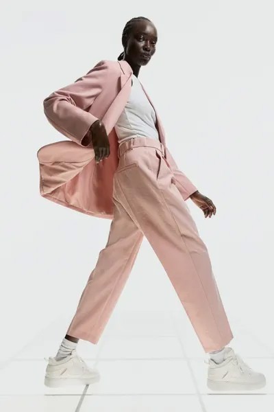 Брюки до щиколотки H&M, пудрово-розовый