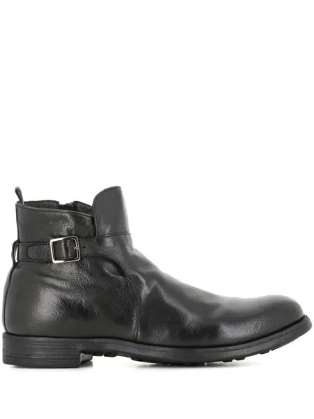 Officine Creative сапоги с пряжками, черный