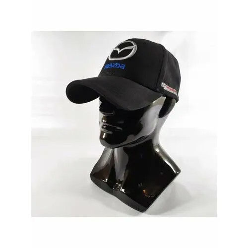 Бейсболка Mazda, размер 56-58, черный