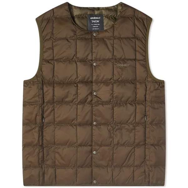 Жилет утепленный Gramicci Inner Down Vest, коричневый