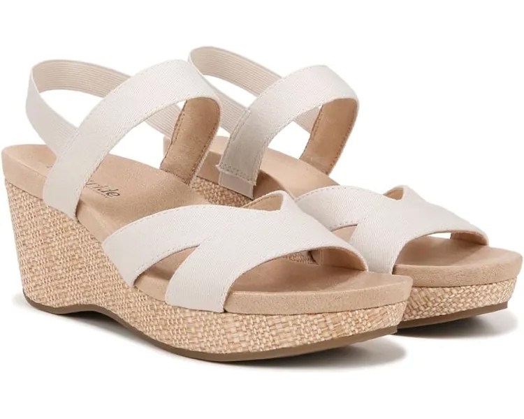 Сандалии LifeStride Danita Strappy Wedge, цвет Bone