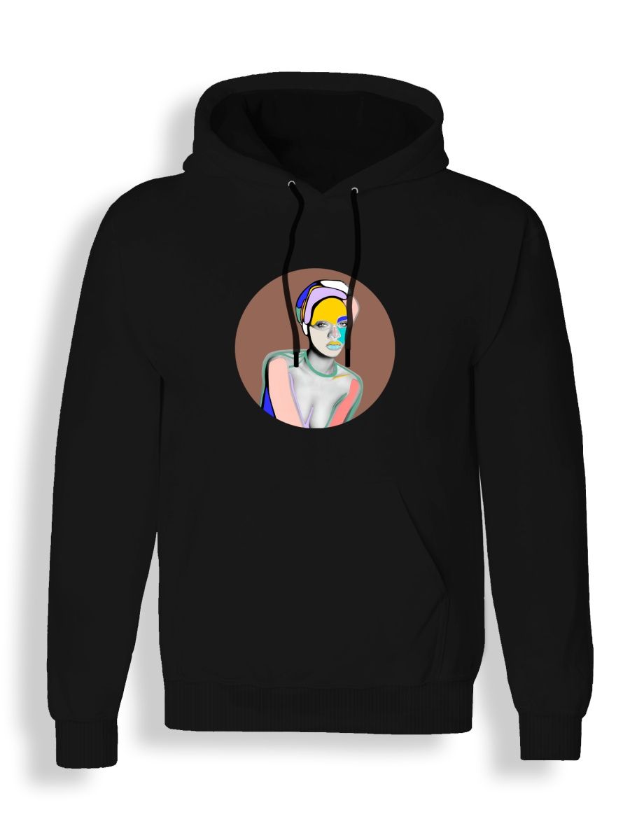 Худи унисекс СувенирShop Рианна/Rihanna 9 черное 3XL