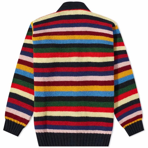 Джемпер Jamieson's of Shetland Stripe V-Neck Cardigan