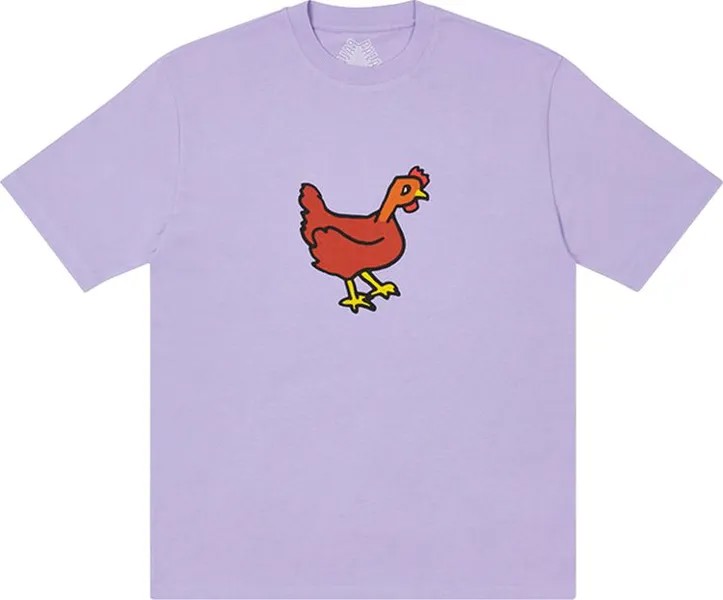 Футболка Palace Clucking T-Shirt 'Violet', фиолетовый