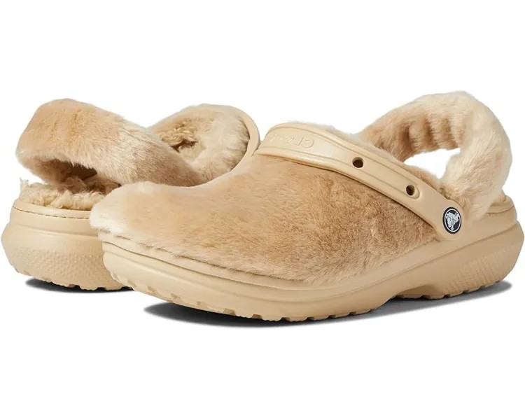 Сабо Crocs Classic Fur Sure, цвет Chai