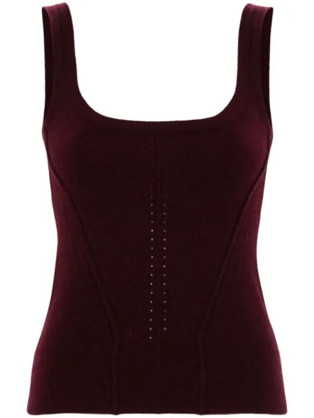 Ermanno Scervino топ в рубчик, красный
