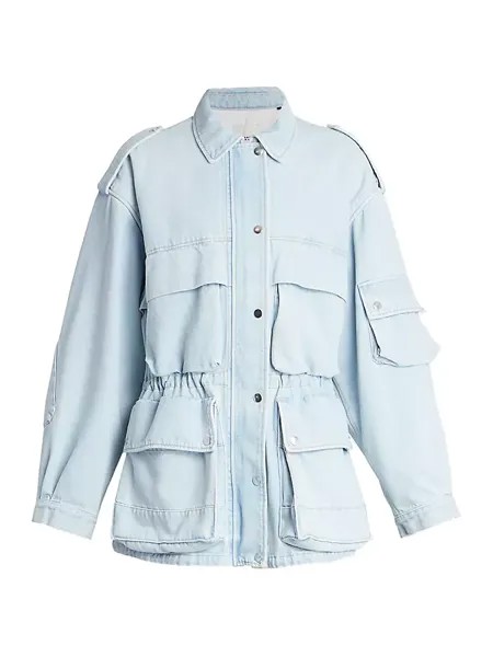 Полевая куртка Elize Chambray Isabel Marant, синий