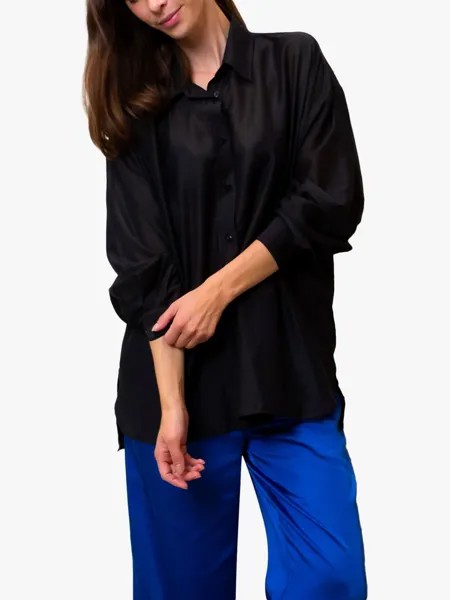 Рубашка с длинным рукавом Lollys Laundry Nola, черная