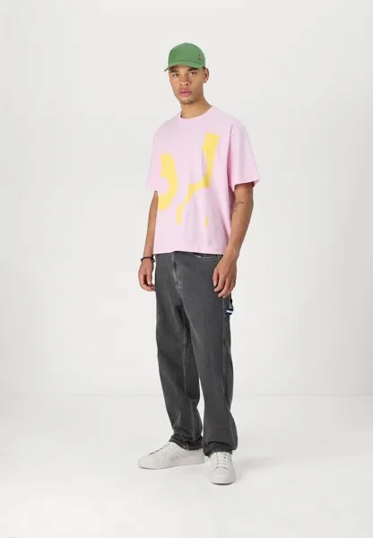 Футболки с принтом VEISTO UNIKKO UNISEX Marimekko, светло-розовый