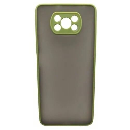 My Choice Чехол силиконовый матовый My Choice Xiaomi Poco X3 (зеленый)