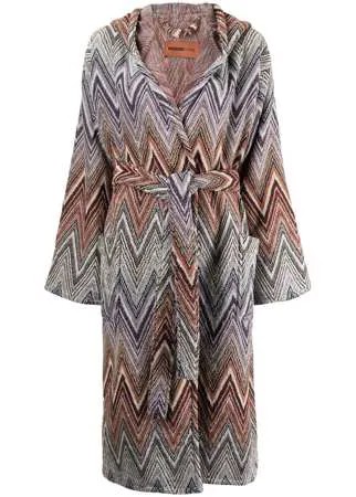 Missoni Home халат Giacomo с капюшоном и поясом