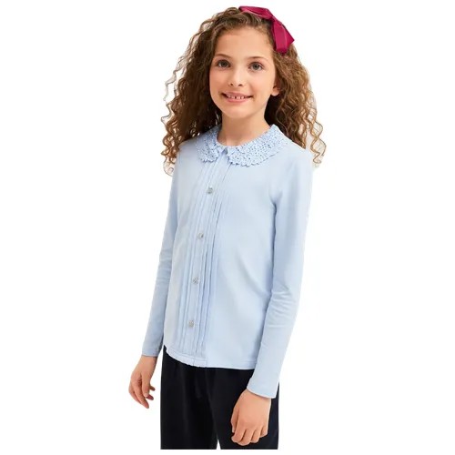 Блузка для девочек ACOOLA голубая, размер 152