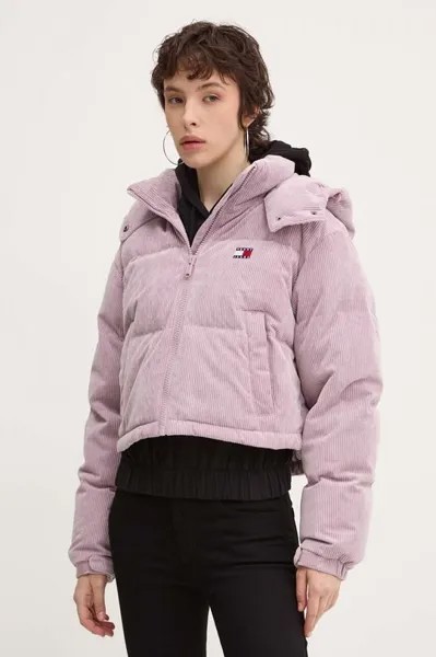 Пуховик Tommy Jeans, фиолетовый