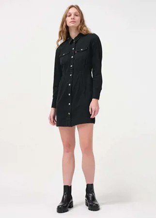 Платье-рубашка женское Levi's 38950-0000 черное M