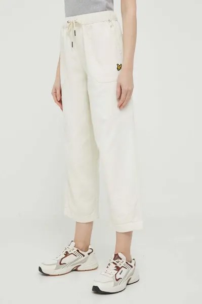 Брюки Lyle & Scott, бежевый