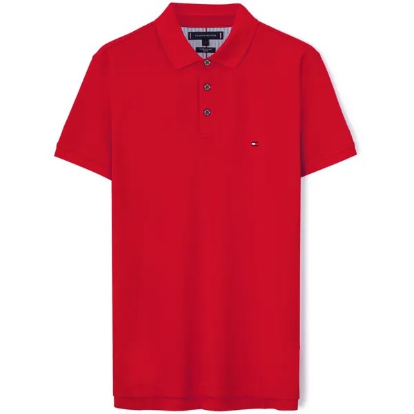 Рубашка поло серии 1985 года, мужская, малиновая, XLG Tommy Hilfiger, цвет Crimson XLG