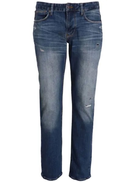Emporio Armani узкие джинсы J06, синий