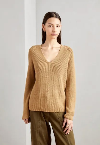 Джемпер Marc O'Polo LONGSLEEVE V-NECK, цвет salted caramel