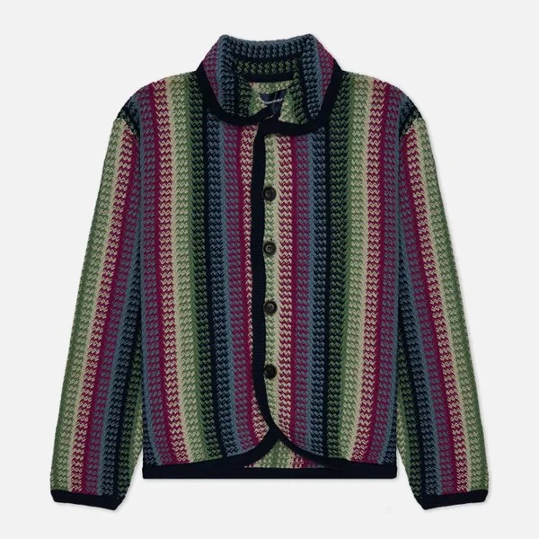 Мужской кардиган thisisneverthat Crochet Knit фиолетовый, Размер L