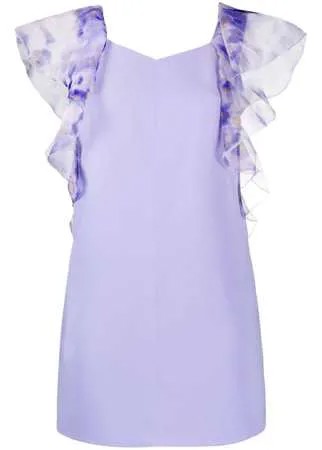 Elisabetta Franchi платье мини с оборками