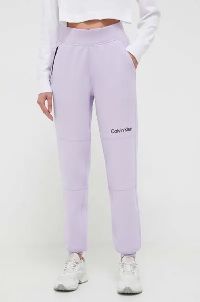 Спортивные брюки Calvin Klein Performance, фиолетовый