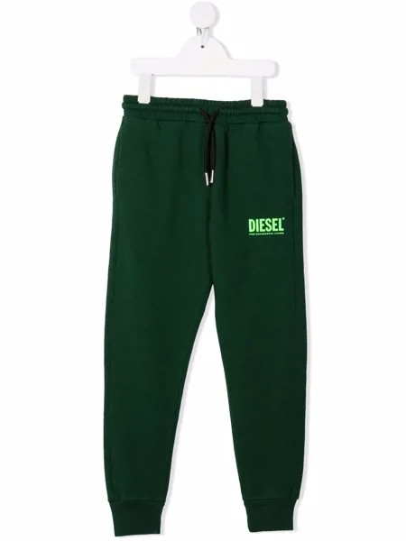 Diesel Kids спортивные брюки с логотипом