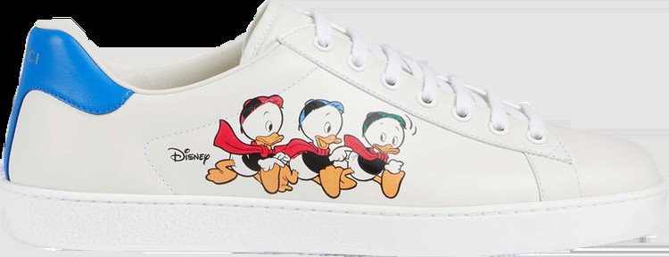 Кроссовки Disney x Gucci Ace Huey, Dewey and Louie - White, белый