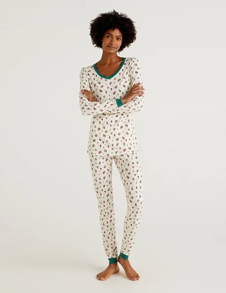 Пижама женская United Colors of Benetton 21A_3NFY3P2DQ разноцветная XS