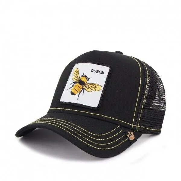 Hat Honeycomb Goorin Bros Animal Farm Trucker Hats Animals Queen regina Black