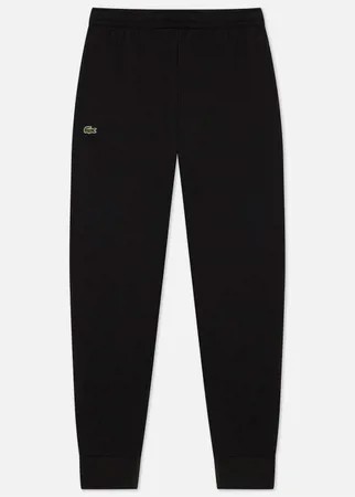 Мужские брюки Lacoste Sport Cotton Fleece, цвет чёрный, размер M