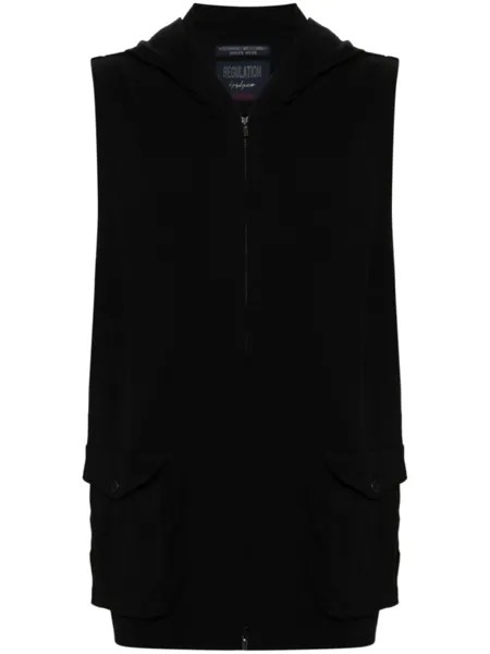 Yohji Yamamoto базовое худи, черный