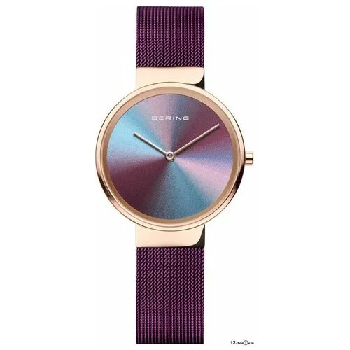 Наручные часы BERING 10X31-Anniversary3, фиолетовый, золотой