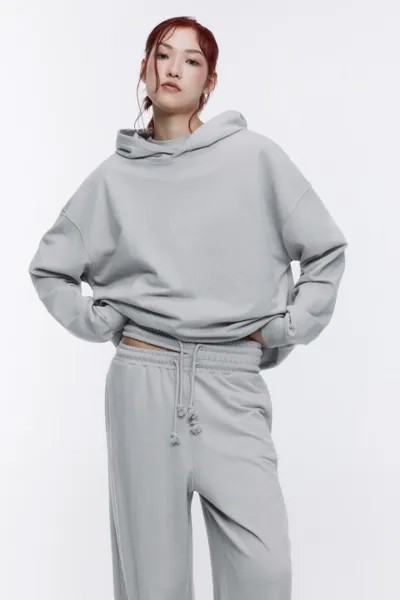 Худи oversize спортивная с вареным эффектом
