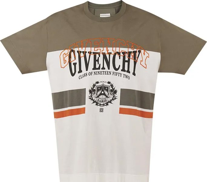 Футболка Givenchy Oversized Fit T-Shirt Grey/White, серый