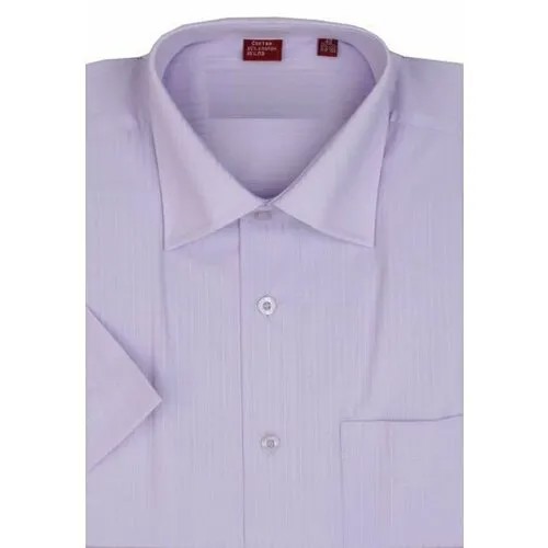 Рубашка Maestro, размер 50RU/L/178-186/41 ворот, лиловый