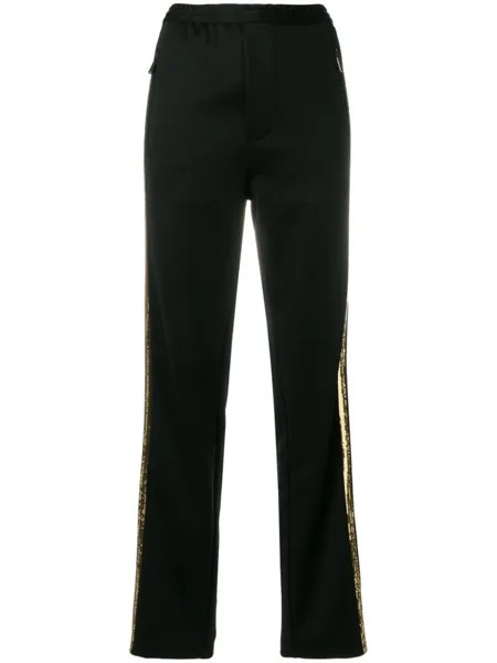 Спортивные брюки с пайетками Dsquared2, черный