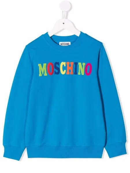 Moschino Kids толстовка с логотипом