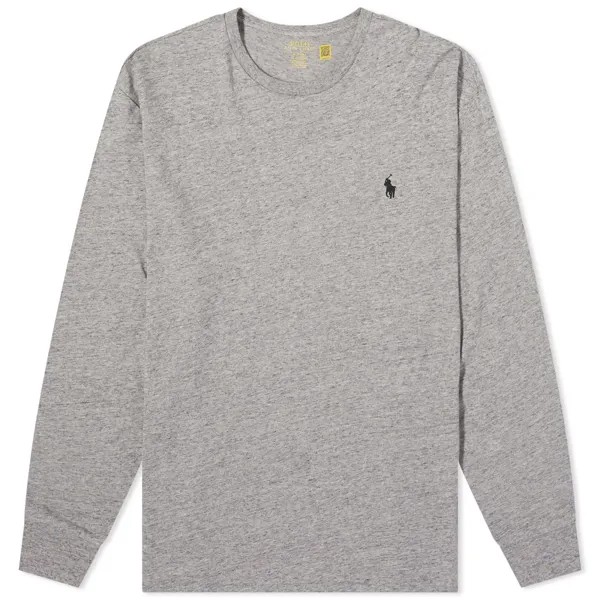 Футболка Polo Ralph Lauren Long Sleeve, цвет Dark Vintage Heather